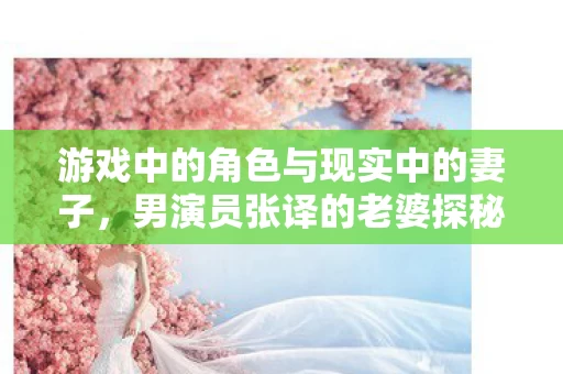 游戏中的角色与现实中的妻子图片