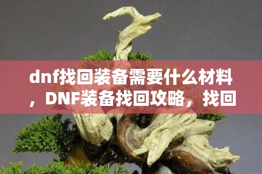 dnf找回装备需要什么材料，DNF装备找回攻略，找回失落的游戏装备，重拾战斗激情