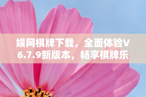 娱网棋牌下载，全面体验V6.7.9新版本，畅享棋牌乐趣