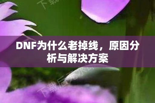 DNF为什么老掉线图片