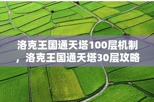 洛克王国通天塔100层机制，洛克王国通天塔30层攻略，挑战