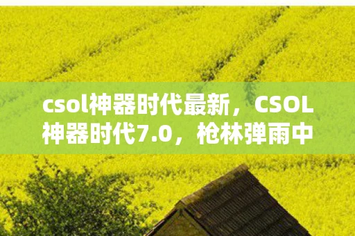 csol神器时代最新，CSOL神器时代7.0，枪林弹雨中的终极进化