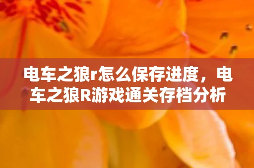 电车之狼r怎么保存进度,电车之狼R游戏通关存档分析资讯频道 电车之狼r怎么保存进度,电车之狼R游戏通关存档分析资讯频道