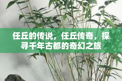 任丘的传说，任丘传奇，探寻千年古都的奇幻之旅