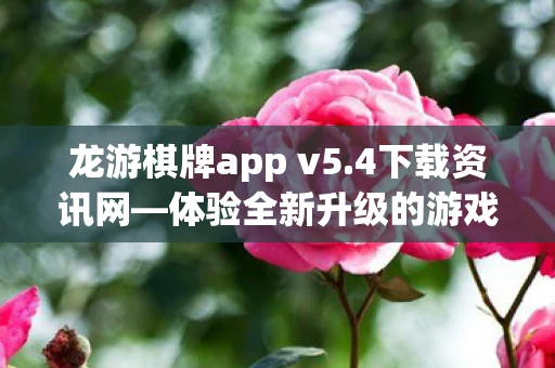 龙游棋牌app v5.4下载资讯网—体验全新升级的游戏乐趣