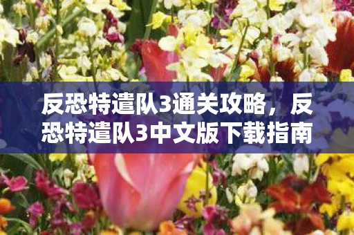 反恐特遣队3通关攻略，反恐特遣队3中文版下载指南，轻松获取游戏资源，开启紧张刺激的战斗之旅！
