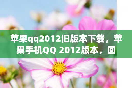 苹果qq2012旧版本下载，苹果手机QQ 2012版本，回顾与体验