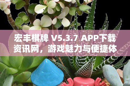 宏丰棋牌 V5.3.7 APP下载资讯网,游戏魅力与便捷体验的结合点 宏丰棋牌 V5.3.7 APP下载资讯网,游戏魅力与便捷体验的结合点
