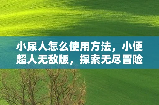 小尿人怎么使用方法,小便超人无敌版,探索无尽冒险的超级英雄之旅 小尿人怎么使用方法,小便超人无敌版,探索无尽冒险的超级英雄之旅