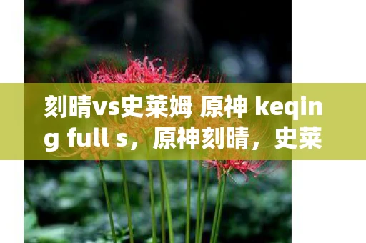 刻晴vs史莱姆 原神 keqing full s,原神刻晴,史莱姆之力的奇幻冒险 刻晴vs史莱姆 原神 keqing full s,原神刻晴,史莱姆之力的奇幻冒险