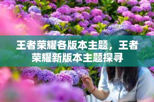 王者荣耀各版本主题,王者荣耀新版本主题探寻 王者荣耀各版本主题,王者荣耀新版本主题探寻