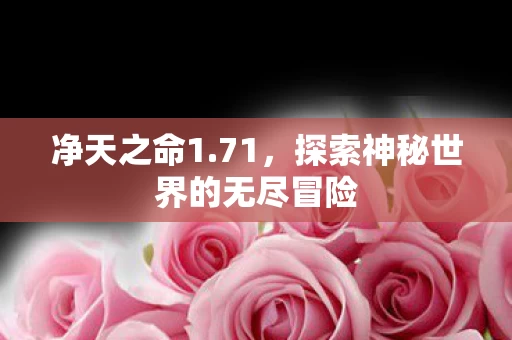 探索神秘世界的无尽冒险图片
