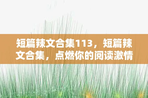 短篇辣文合集113,短篇辣文合集,点燃你的阅读激情 短篇辣文合集113,短篇辣文合集,点燃你的阅读激情