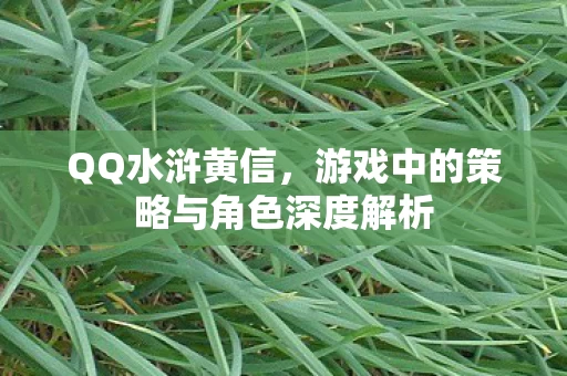 游戏中的策略与角色深度解析图片