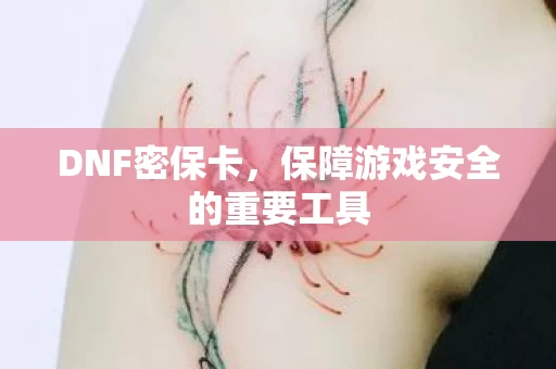 保障游戏安全的重要工具图片