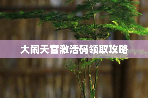 大闹天宫激活码领取攻略图片