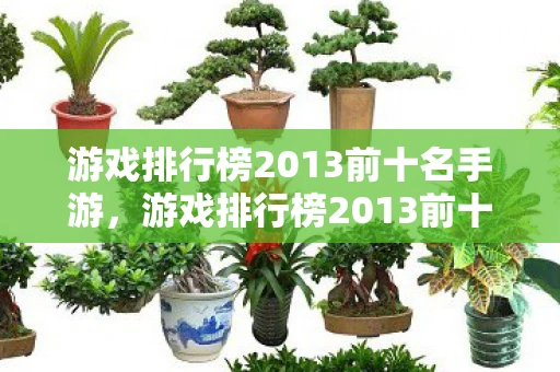 游戏排行榜2013前十名手游，游戏排行榜2013前十名