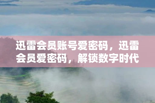 迅雷会员账号爱密码，迅雷会员爱密码，解锁数字时代的娱乐新体验