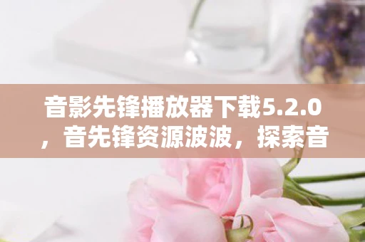 音影先锋播放器下载5.2.0,音先锋资源波波,探索音乐世界的无限可能 音影先锋播放器下载5.2.0,音先锋资源波波,探索音乐世界的无限可能