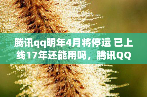 腾讯qq明年4月将停运 已上线17年还能用吗，腾讯QQ明年4月将停运？官方回应来了