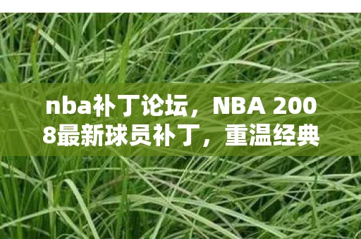nba补丁论坛,NBA 2008最新球员补丁,重温经典,重塑传奇 nba补丁论坛,NBA 2008最新球员补丁,重温经典,重塑传奇