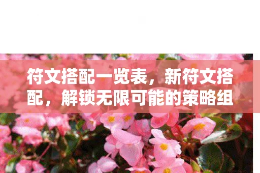 解锁无限可能的策略组合图片
