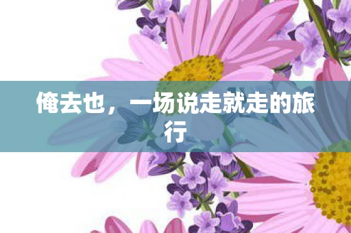 俺去也，一场说走就走的旅行