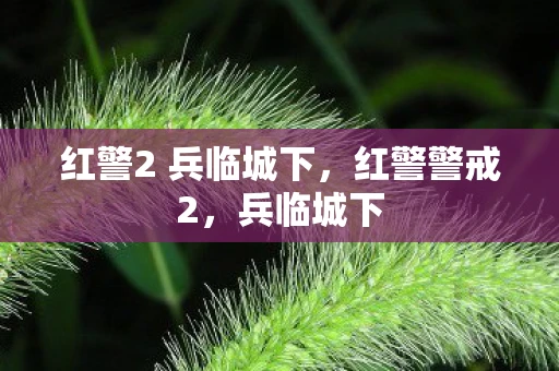 红警2 兵临城下，红警警戒2，兵临城下