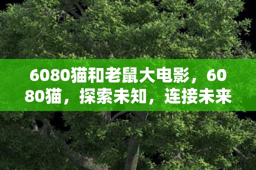 6080猫和老鼠大电影，6080猫，探索未知，连接未来的数字生活