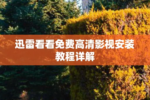 迅雷看看免费高清影视安装教程详解图片