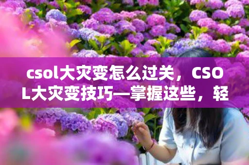 csol大灾变怎么过关，CSOL大灾变技巧—掌握这些，轻松应对游戏挑战
