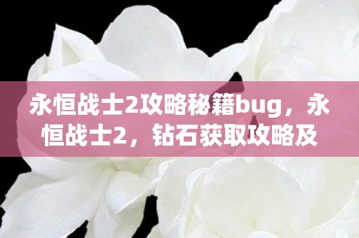 永恒战士2攻略秘籍bug,永恒战士2,钻石获取攻略及技巧秘籍 永恒战士2攻略秘籍bug,永恒战士2,钻石获取攻略及技巧秘籍