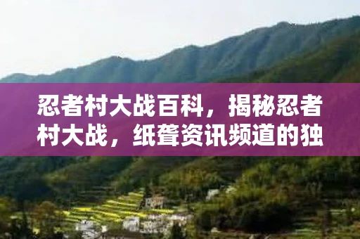忍者村大战百科，揭秘忍者村大战，纸聋资讯频道的独特魅力