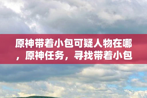 原神带着小包可疑人物在哪，原神任务，寻找带着小包的可疑人士位置攻略