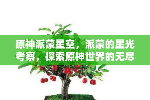 原神派蒙星空,派蒙的星光考察,探索原神世界的无尽奥秘 原神派蒙星空,派蒙的星光考察,探索原神世界的无尽奥秘