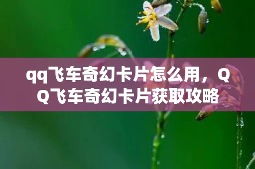 qq飞车奇幻卡片怎么用,QQ飞车奇幻卡片获取攻略 qq飞车奇幻卡片怎么用,QQ飞车奇幻卡片获取攻略