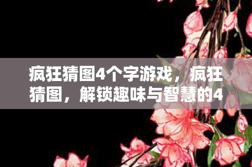 疯狂猜图4个字游戏，疯狂猜图，解锁趣味与智慧的4字密码