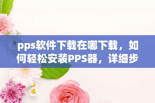 pps软件下载在哪下载，如何轻松安装PPS器，详细步骤与注意事项