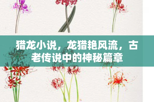 猎龙小说，龙猎艳风流，古老传说中的神秘篇章