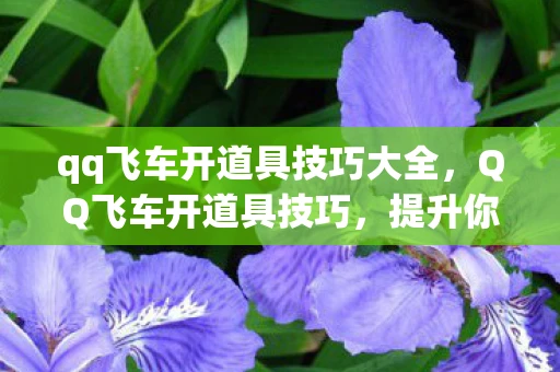 qq飞车开道具技巧大全，QQ飞车开道具技巧，提升你的赛车之旅