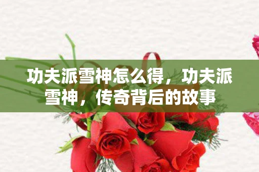 功夫派雪神怎么得,功夫派雪神,传奇背后的故事 功夫派雪神怎么得,功夫派雪神,传奇背后的故事