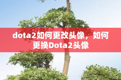 dota2如何更改头像，如何更换Dota2头像