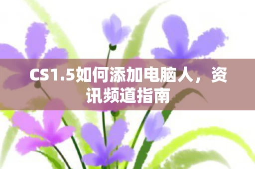 5如何添加电脑人图片