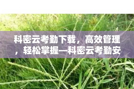科密云考勤安卓V2图片