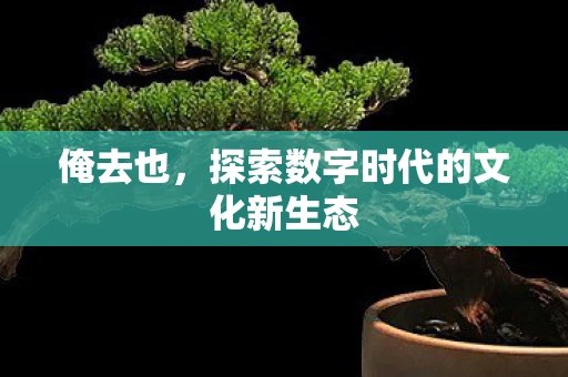 俺去也，探索数字时代的文化新生态