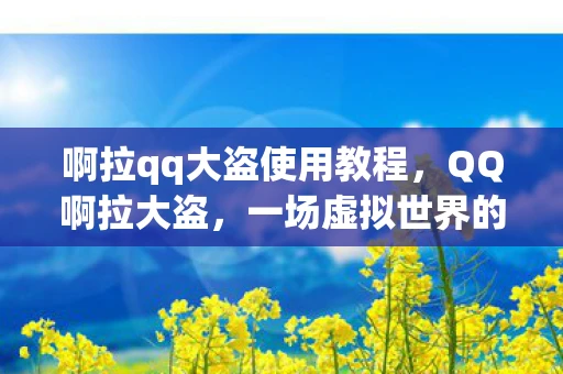 啊拉qq大盗使用教程，QQ啊拉大盗，一场虚拟世界的冒险之旅