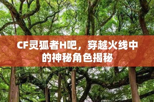 穿越火线中的神秘角色揭秘图片