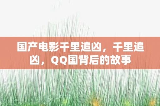 国产电影千里追凶,千里追凶,QQ国背后的故事 国产电影千里追凶,千里追凶,QQ国背后的故事
