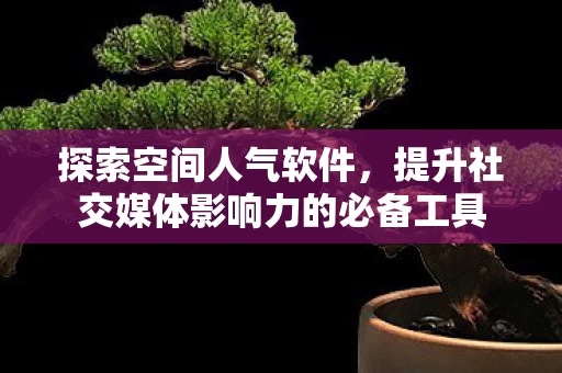 提升社交媒体影响力的必备工具图片