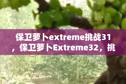 保卫萝卜extreme挑战31,保卫萝卜Extreme32,挑战极限,守护你的萌力小世界 保卫萝卜extreme挑战31,保卫萝卜Extreme32,挑战极限,守护你的萌力小世界